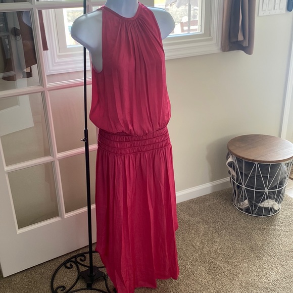 Shiny Audrey Dress - Berry Pink - Picture 5 of 7